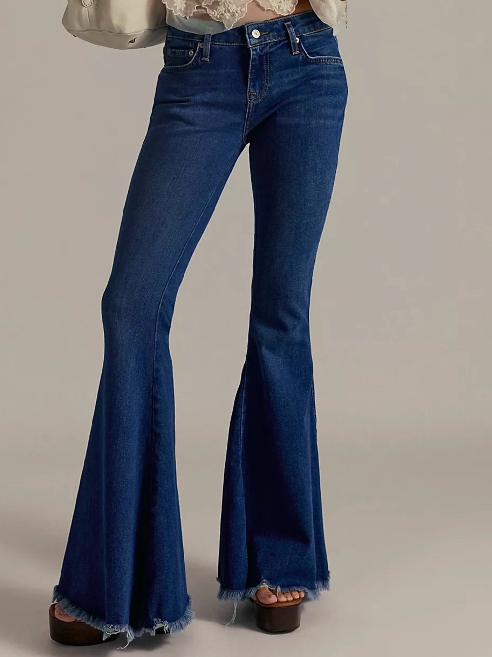 We The Free Emre Low-Rise Flare Jeans